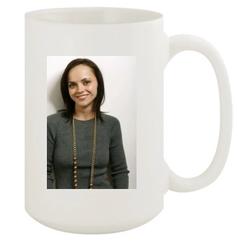 Christina Ricci 15oz White Mug