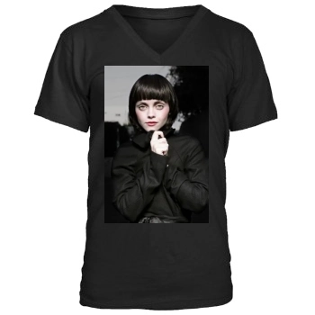 Christina Ricci Men's V-Neck T-Shirt