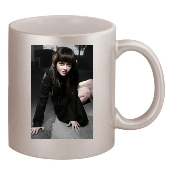 Christina Ricci 11oz Metallic Silver Mug