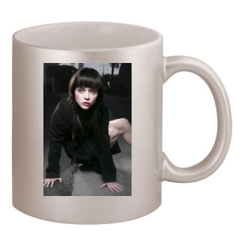 Christina Ricci 11oz Metallic Silver Mug