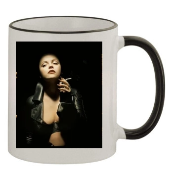 Christina Ricci 11oz Colored Rim & Handle Mug