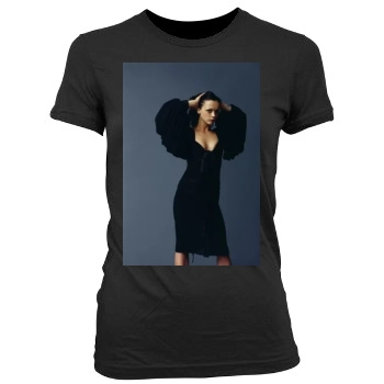 Christina Ricci Women's Junior Cut Crewneck T-Shirt