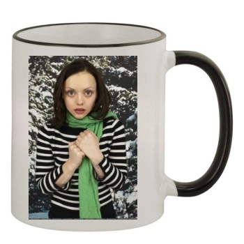 Christina Ricci 11oz Colored Rim & Handle Mug