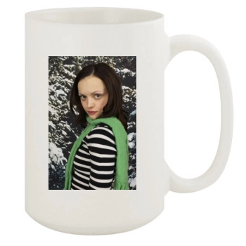 Christina Ricci 15oz White Mug