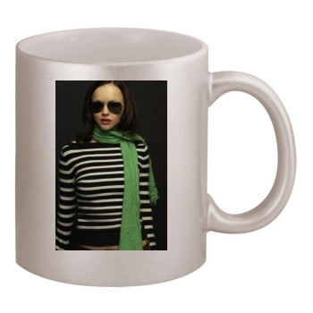 Christina Ricci 11oz Metallic Silver Mug