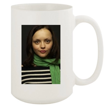 Christina Ricci 15oz White Mug