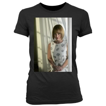 Christina Ricci Women's Junior Cut Crewneck T-Shirt