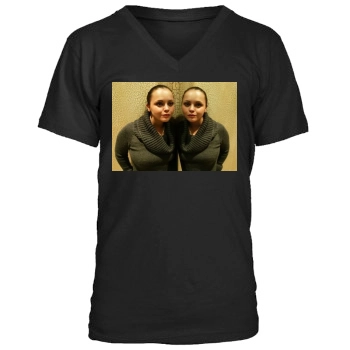 Christina Ricci Men's V-Neck T-Shirt