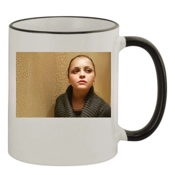 Christina Ricci 11oz Colored Rim & Handle Mug