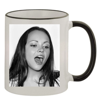 Christina Ricci 11oz Colored Rim & Handle Mug