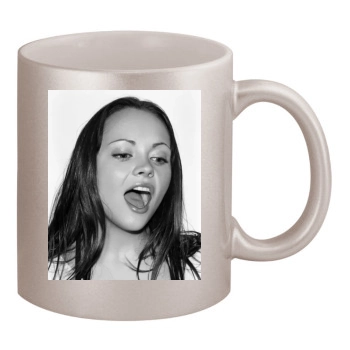 Christina Ricci 11oz Metallic Silver Mug