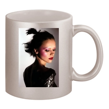 Christina Ricci 11oz Metallic Silver Mug