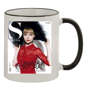 Christina Ricci 11oz Colored Rim & Handle Mug