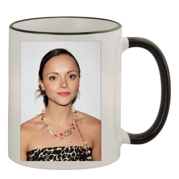 Christina Ricci 11oz Colored Rim & Handle Mug