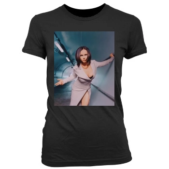 Christina Ricci Women's Junior Cut Crewneck T-Shirt