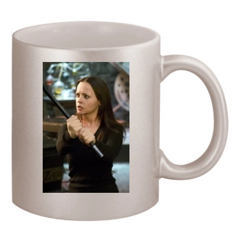 Christina Ricci 11oz Metallic Silver Mug