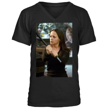 Christina Ricci Men's V-Neck T-Shirt