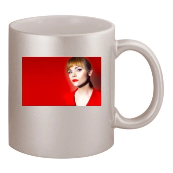 Christina Ricci 11oz Metallic Silver Mug