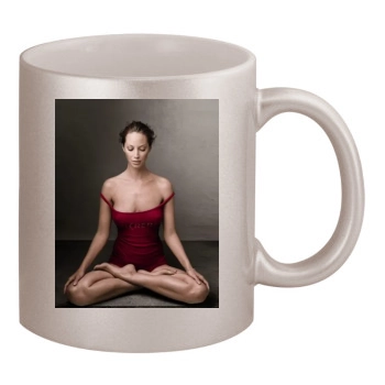 Christy Turlington 11oz Metallic Silver Mug