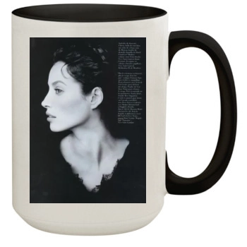 Christy Turlington 15oz Colored Inner & Handle Mug