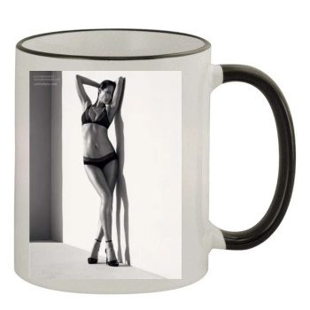 Christy Turlington 11oz Colored Rim & Handle Mug