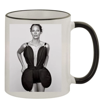 Christy Turlington 11oz Colored Rim & Handle Mug