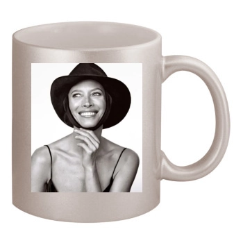 Christy Turlington 11oz Metallic Silver Mug