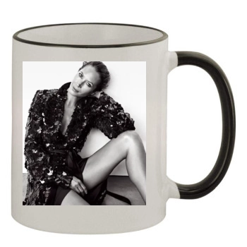 Christy Turlington 11oz Colored Rim & Handle Mug