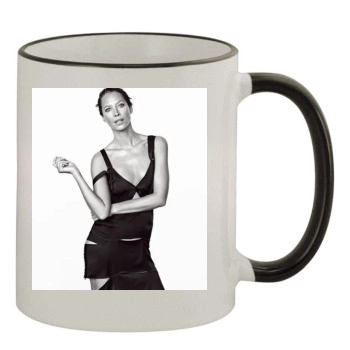 Christy Turlington 11oz Colored Rim & Handle Mug