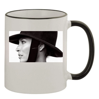 Christy Turlington 11oz Colored Rim & Handle Mug