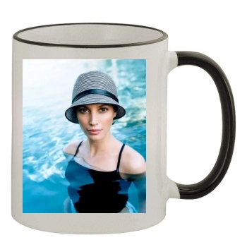 Christy Turlington 11oz Colored Rim & Handle Mug