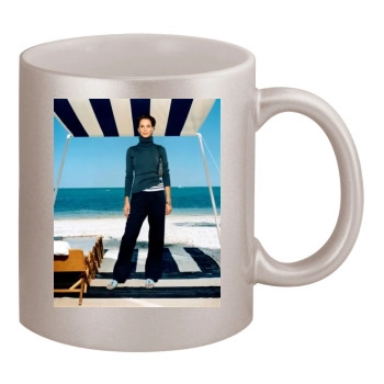 Christy Turlington 11oz Metallic Silver Mug