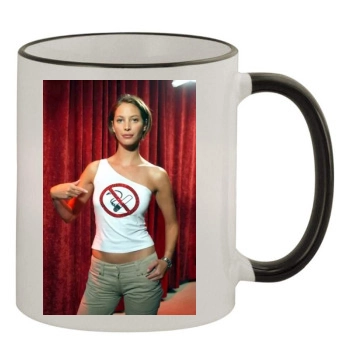 Christy Turlington 11oz Colored Rim & Handle Mug