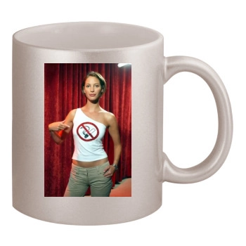 Christy Turlington 11oz Metallic Silver Mug