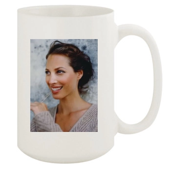 Christy Turlington 15oz White Mug