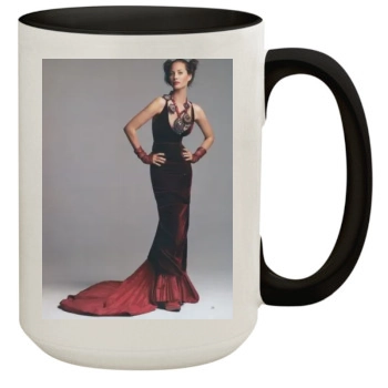 Christy Turlington 15oz Colored Inner & Handle Mug