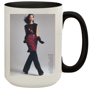 Christy Turlington 15oz Colored Inner & Handle Mug