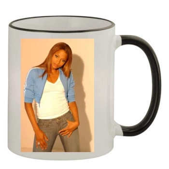 Ciara 11oz Colored Rim & Handle Mug