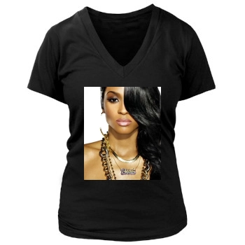 Ciara Women's Deep V-Neck TShirt