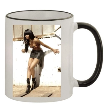 Ciara 11oz Colored Rim & Handle Mug