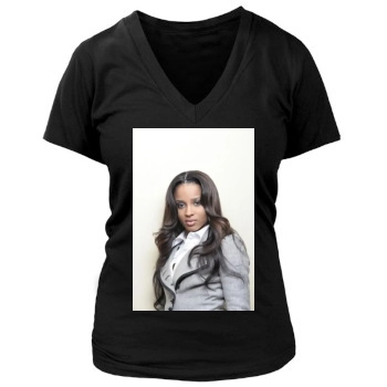 Ciara Women's Deep V-Neck TShirt