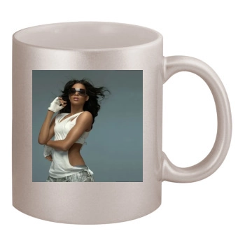 Ciara 11oz Metallic Silver Mug