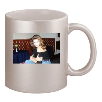 Cindy Crawford 11oz Metallic Silver Mug