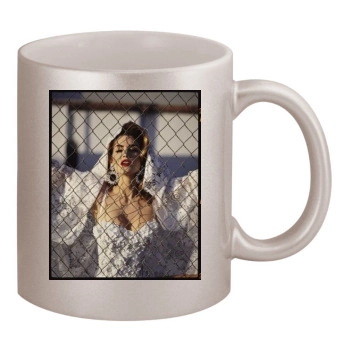 Cindy Crawford 11oz Metallic Silver Mug