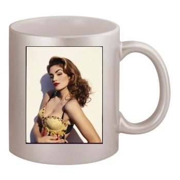 Cindy Crawford 11oz Metallic Silver Mug