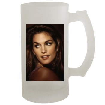 Cindy Crawford 16oz Frosted Beer Stein