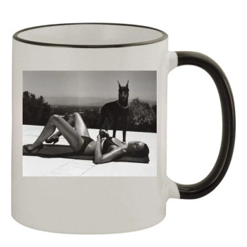 Cindy Crawford 11oz Colored Rim & Handle Mug