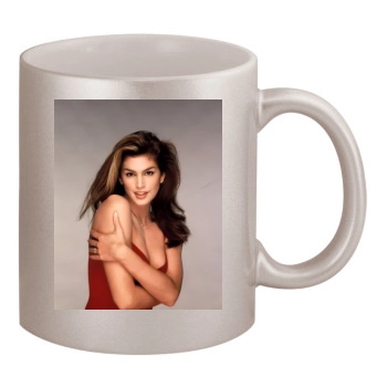 Cindy Crawford 11oz Metallic Silver Mug