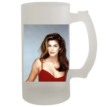 Cindy Crawford 16oz Frosted Beer Stein