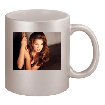 Cindy Crawford 11oz Metallic Silver Mug